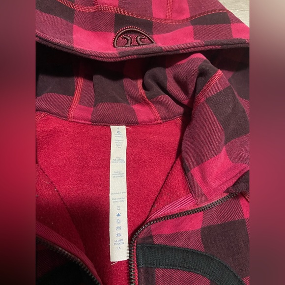 Lululemon Scuba Hoodie Plaid - Picture 5 of 5
